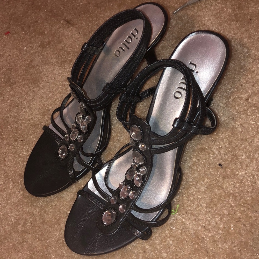 black shoes